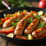 Delicious Chicken Apple Sausage with Vegetables